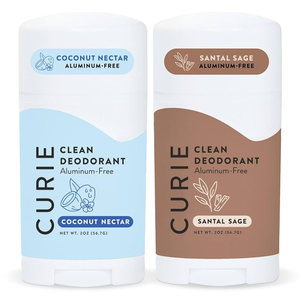 Curie Natural Deodorant for Women - Coconut Nectar + Santal Sage - Aluminum Free, Clean, Sustaina... | Amazon (US)