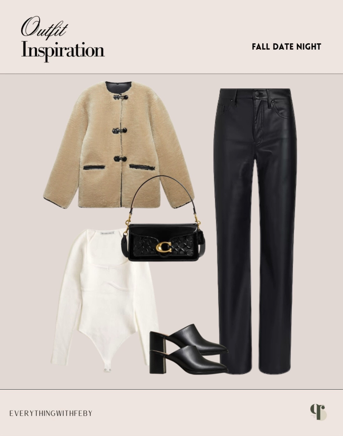 Fall Date Night Outfit 

Fuzzy coat / bodysuit / leather pants / clogs / coach bag / workwear / fall outfit / winter outfit / ootd / fashion trends / express / abercrombie / madewell / mango / black outfit 

#LTKxMadewell #LTKstyletip #LTKworkwear