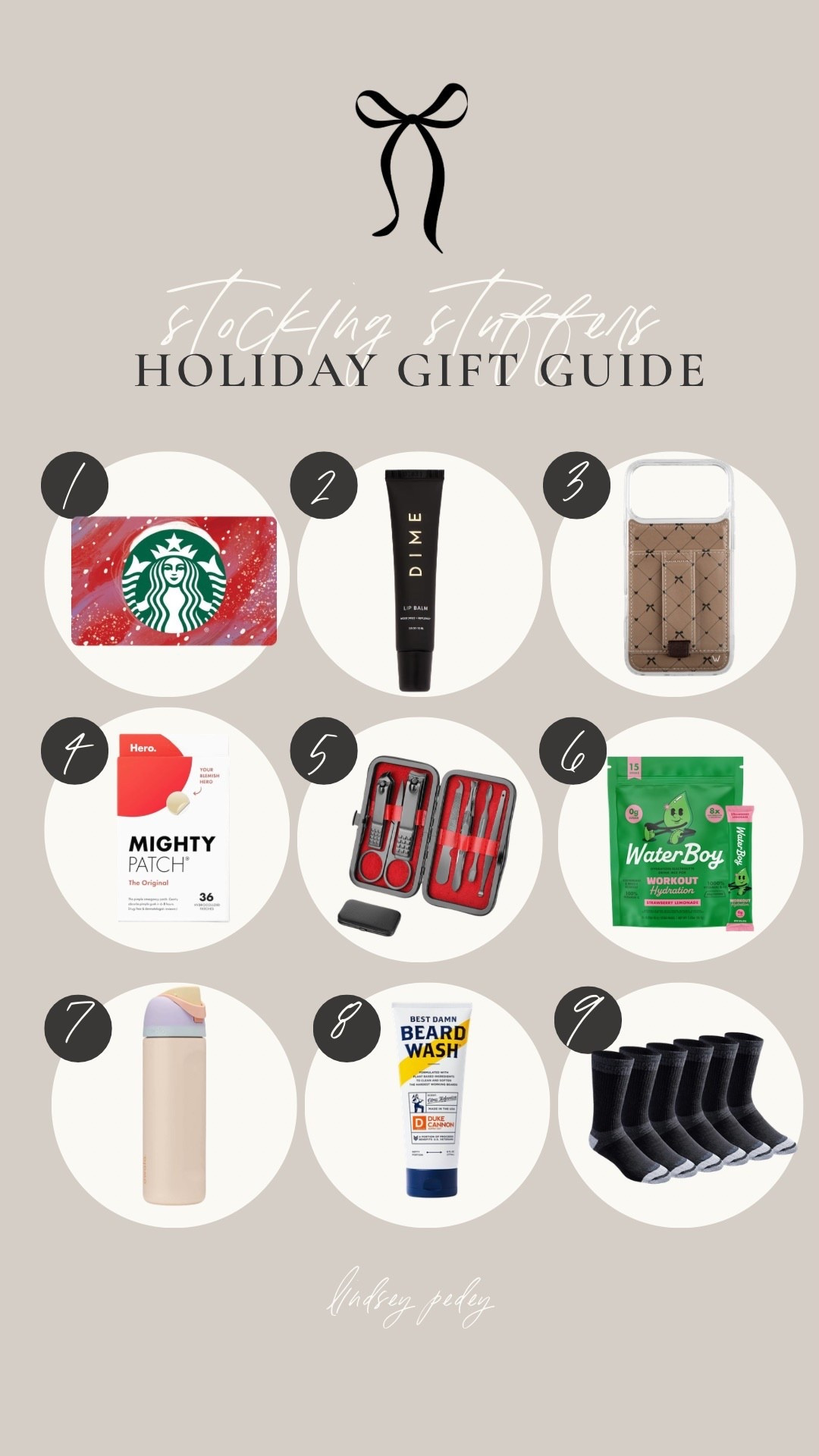 Stocking stuffer gift guide🎄

#LTKGiftGuide #LTKFindsUnder50 #LTKHoliday