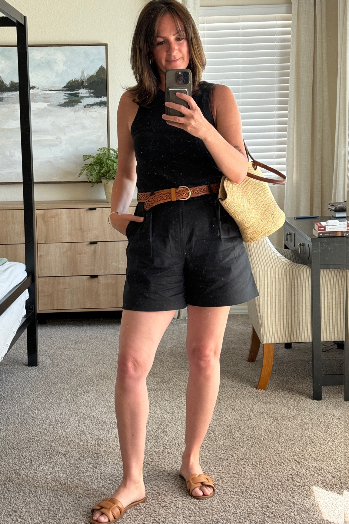 These linen blend shorts are on major sale! I’ve only had them for a few weeks but I’ve reached for them over and over again. Super comfy, slightly wrinkly after worn, 5” inseam and true to size!

#LTKOver40 #LTKSeasonal #LTKSaleAlert