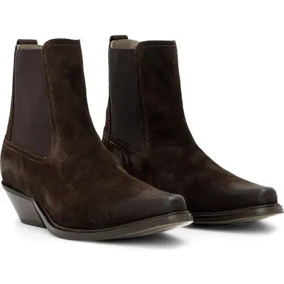 AllSaints Carter Chelsea Boot in Dark Brown at Nordstrom, Size 8.5 | Nordstrom