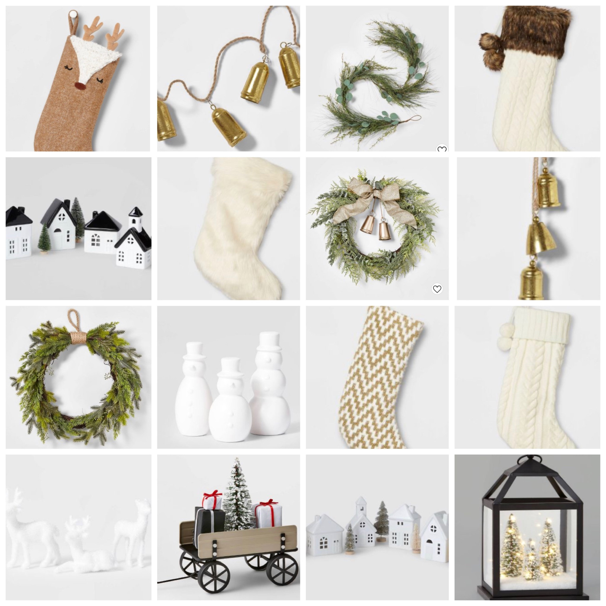 Neutral Christmas. I’m crushing on the wreaths and bells! ✨

#LTKSeasonal #LTKHoliday #LTKunder50
