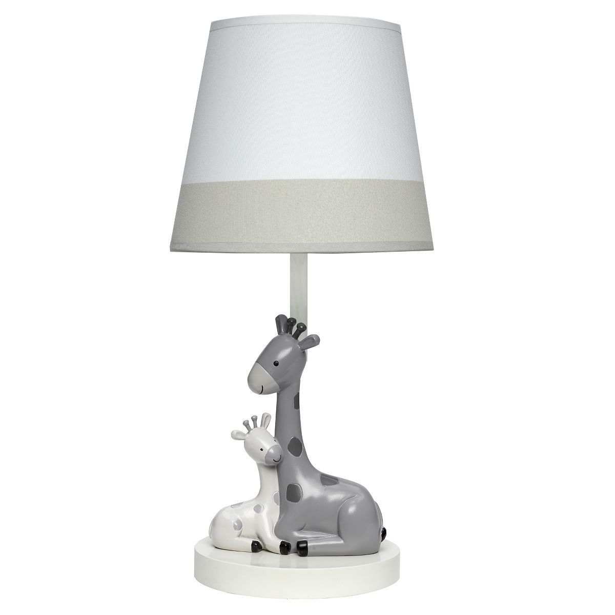 Lambs & Ivy Jungle Friends White/Gray Giraffe Nursery Lamp with Shade & Bulb | Target