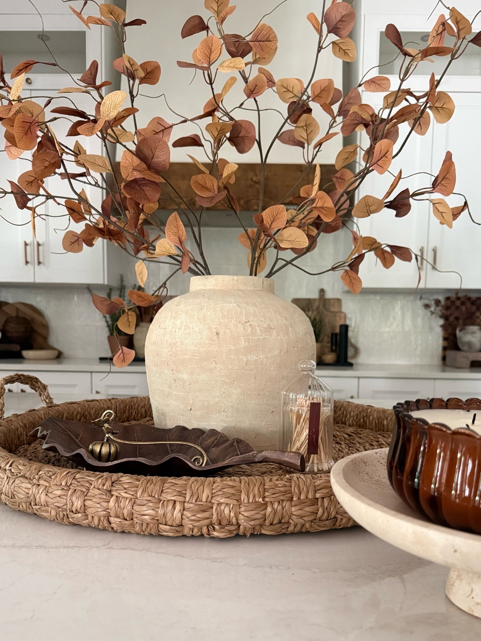 Cozy kitchen island 🤎
I’m so impressed with these friendly stems…they look so good✨
Fall home decor