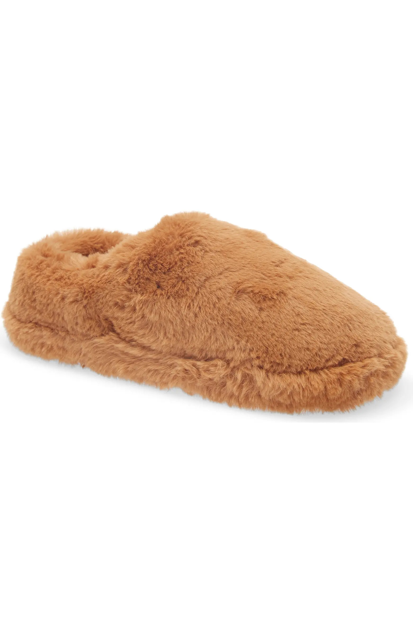 Faux Fur Slipper (Women) | Nordstrom
