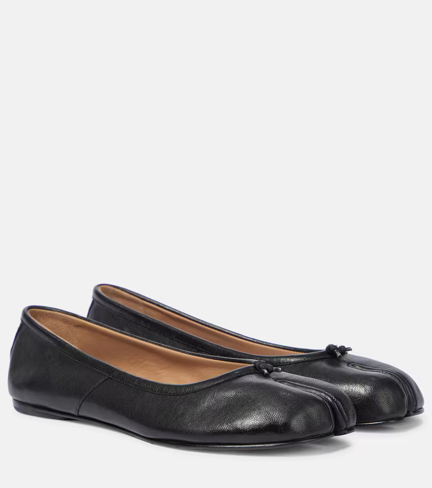 Maison Margiela Tabi leather ballet flats | Mytheresa (US/CA)
