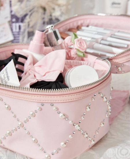 Mother’s Day gifts for her graduation make up bag, pink girly recital, toiletries, travel bag work

#LTKbeauty #LTKGiftGuide #LTKitbag