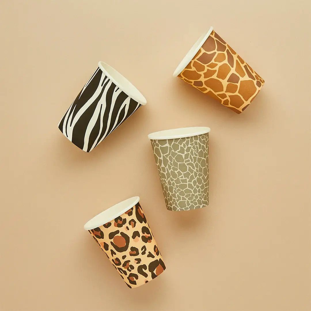 Animal Print Paper Cups | Get Gatherings