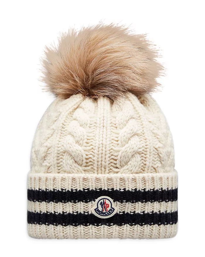 Faux-Fur Pom-Pom Beanie | Bloomingdale's (US)