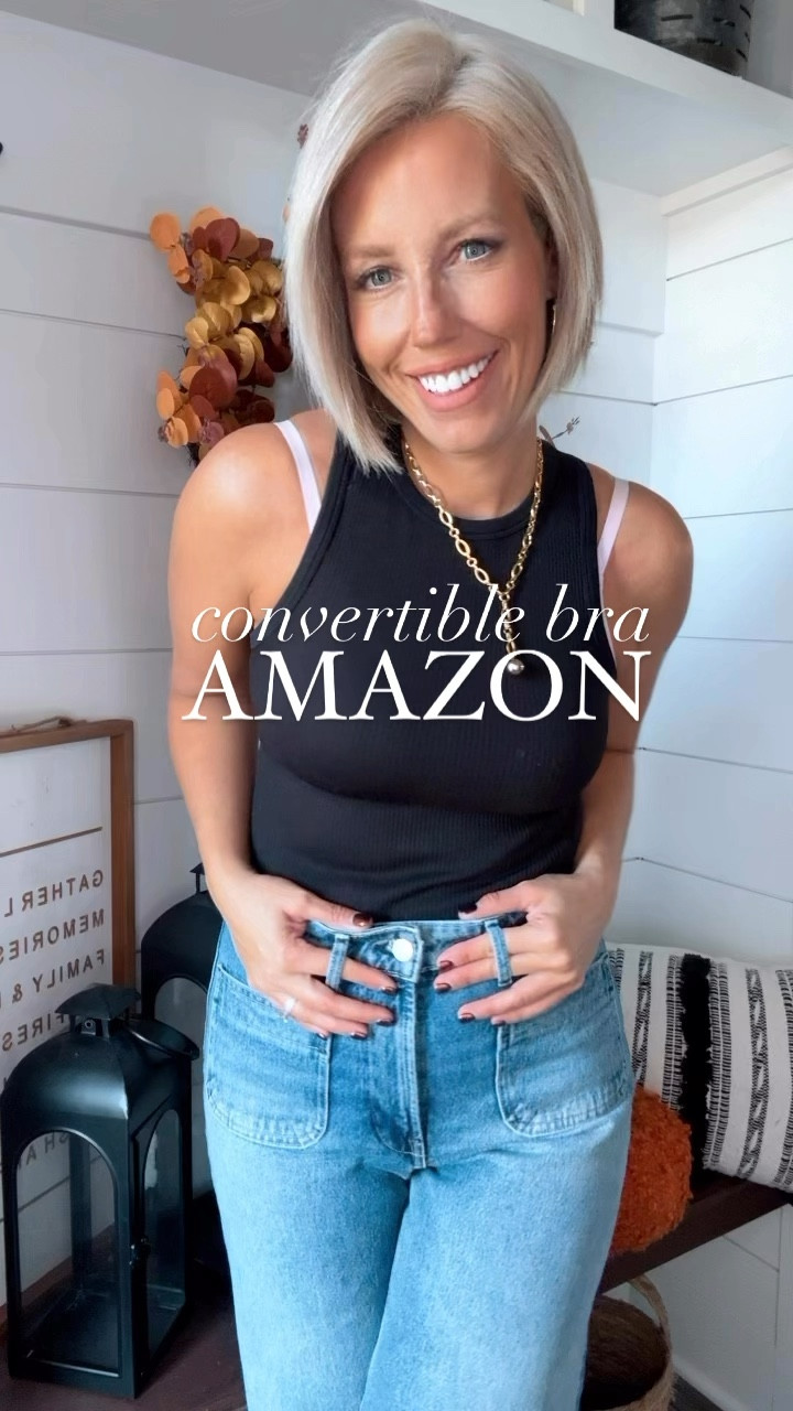 Okay girls, the bra you have all been looking for is here!!! The most perfect solution to wear with those high next tanks that we love!!! The convertible straps can be worn normally or crossed in the back!!! Seamless but supportive!!!! I love it!!!!

#LTKFindsUnder50 #LTKVideo #LTKSaleAlert