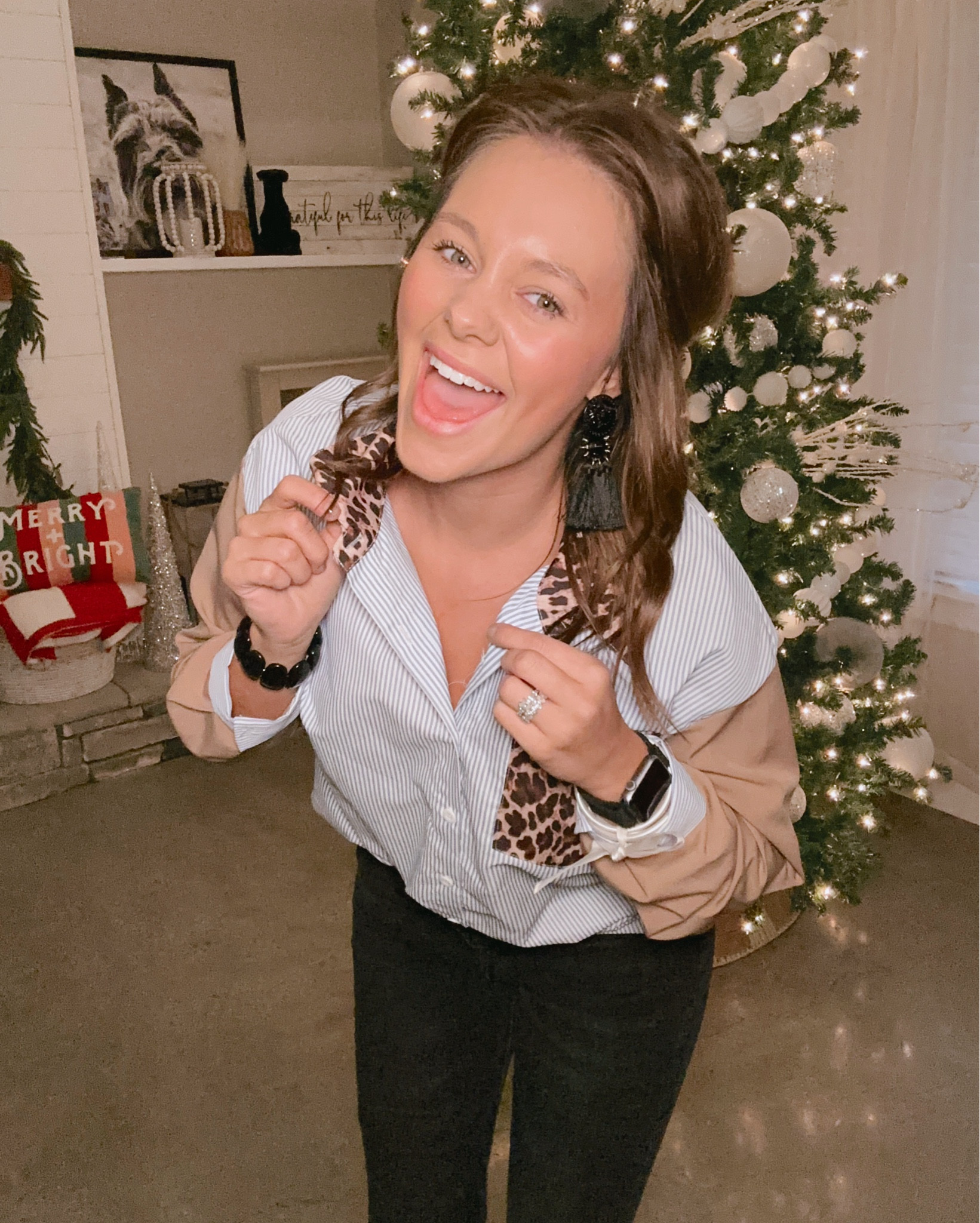 Work outfit! 🤎🐆

#LTKSeasonal #LTKHoliday #LTKSaleAlert