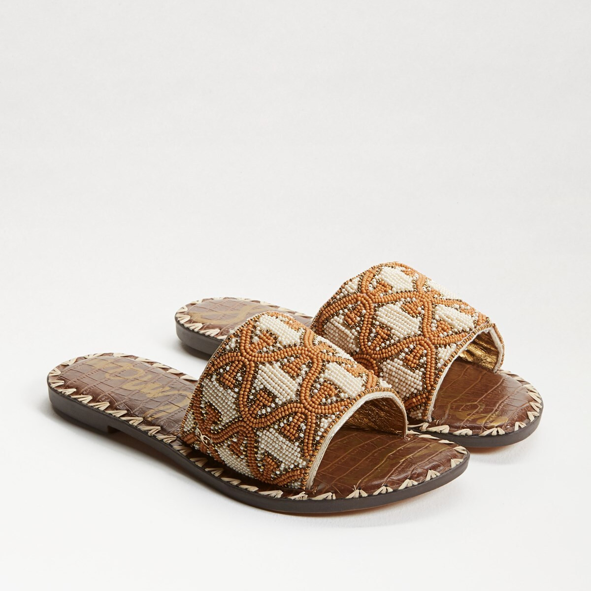 Gunner Beaded Slide Sandal | Sam Edelman