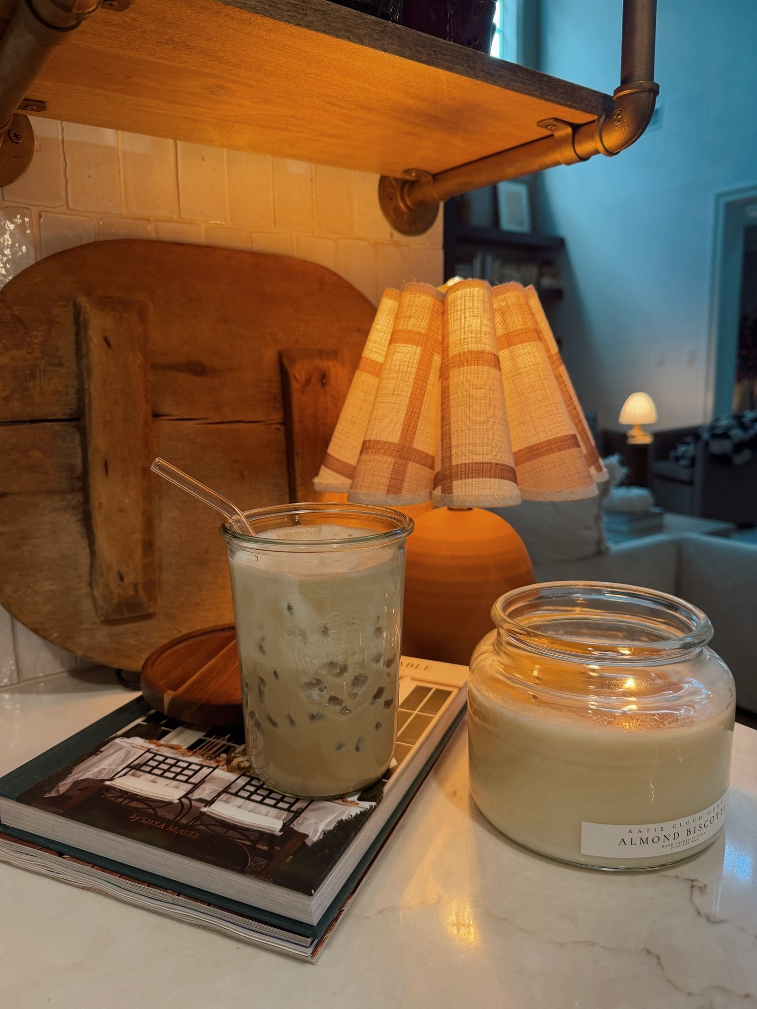 Cozy kitchen vibes 🤎🍂 hopefully this lamp comes back in stock!!!! 

Home decor / fall / @Walmart / Walmart finds / Holley Gabrielle

#LTKSeasonal #LTKHome