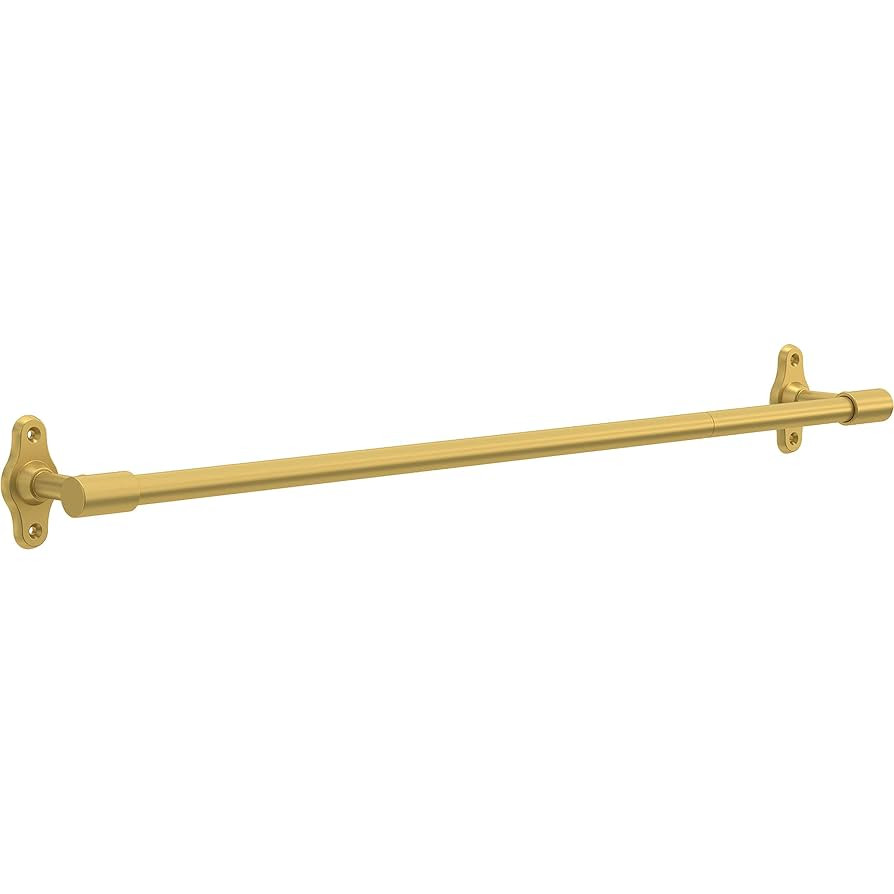 Franklin Brass Calloway (1-Pack) 18'' Towel Rack w/ 6" Extender for Bathroom Satin Gold Towel Bar... | Amazon (US)