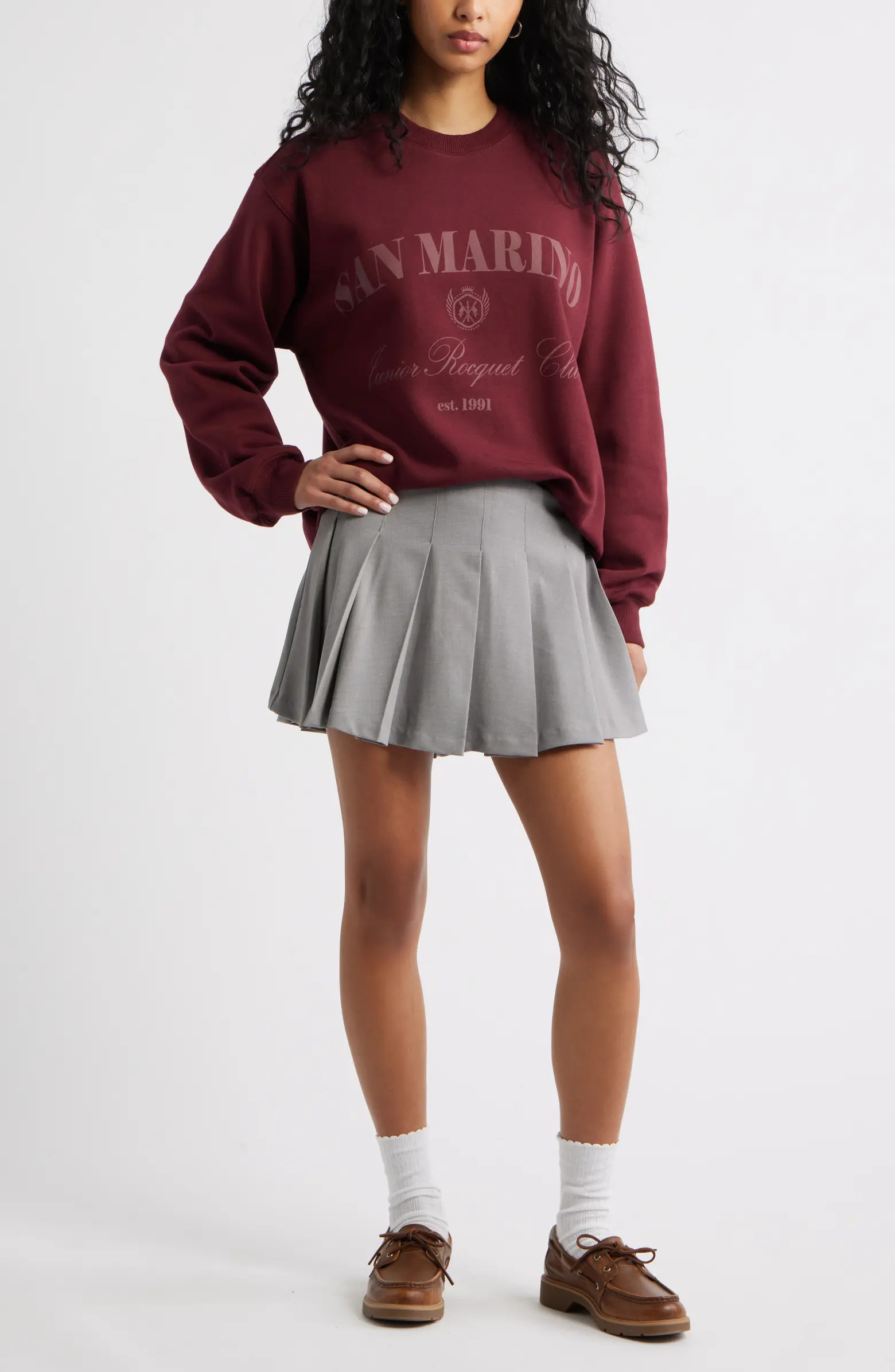 Oversize Crewneck Graphic Sweatshirt | Nordstrom
