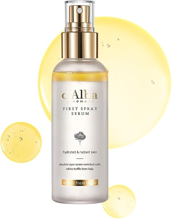 d'alba Piedmont Italian White Truffle First Spray Serum, Vegan Skin Care, Hydrating Face Moisturi... | Amazon (CA)