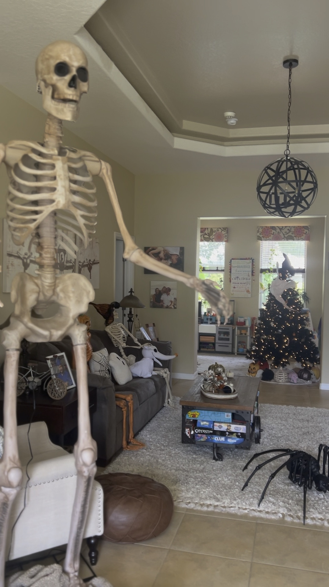 Here’s your friendly reminder to not care about the opinions of others and just do whatever makes you happy, even the weird stuff! For me that means putting a 5ft grim reaper, 8ft skeleton & giant spider in my living room for spooky season along with many skeletons, a Halloween tree and other fun pieces of decor. Excessive and weird to some, but super fun to me. 😆☠️🕷️

#LTKHome #LTKFallSale #LTKSeasonal