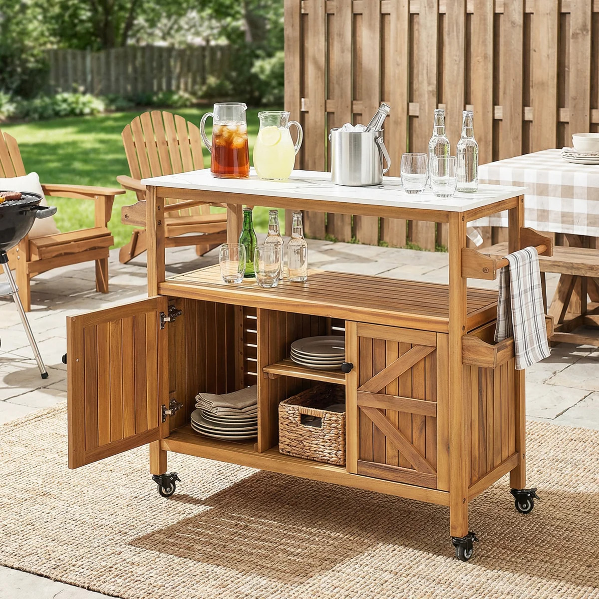 Okay but why is my patio suddenly my favorite “room” right now?? 😍☀️ Wayfair’s Outdoor Clearance is SO good — we’re talking up to 60% off and the cutest patio bar carts that instantly make your space feel like a summer party waiting to happen. Think iced drinks, golden hour vibes, and hosting your friends like that girl. 🍹✨

I’ve been obsessed with these bar cart finds — they’re chic, functional, and literally the easiest way to elevate your outdoor setup without doing a full makeover. If you’ve been wanting that Pinterest-worthy patio moment… this is your sign 🫶🏼

#WayfairFinds #OutdoorLiving #PatioInspo #BarCartStyling #OutdoorDecor #SummerHosting #PatioVibes #BackyardGoals #OutdoorEntertaining #HomeInspoDaily #LTKHome #LTKDeals #SaleFinds #OutdoorRefresh #PatioSeason #ChicHome #NeutralAesthetic #ModernOutdoor #HomeStyling #AffordableHome #DealsAlert #OutdoorSetup #EntertainInStyle #HomeUpgrade #CozyOutdoor #SummerDecor #BarCartGoals #HostessVibes #WayfairSale #ClearanceFinds 

 #LTKSeasonal #LTKHome #LTKSaleAlert