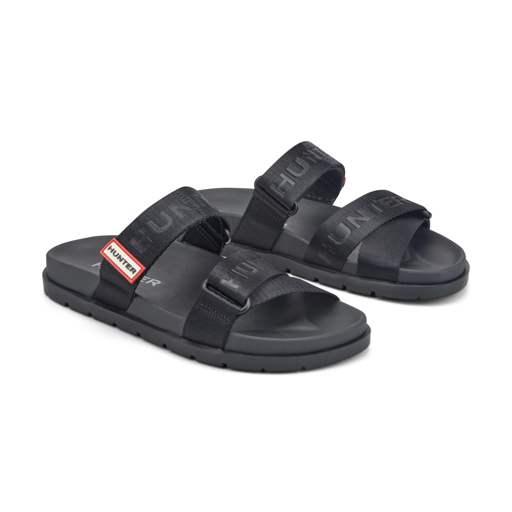 Women's Rylee Casual Slip-on Dual Strap Sandal - Black | Hunter Boots | Hunter Boots