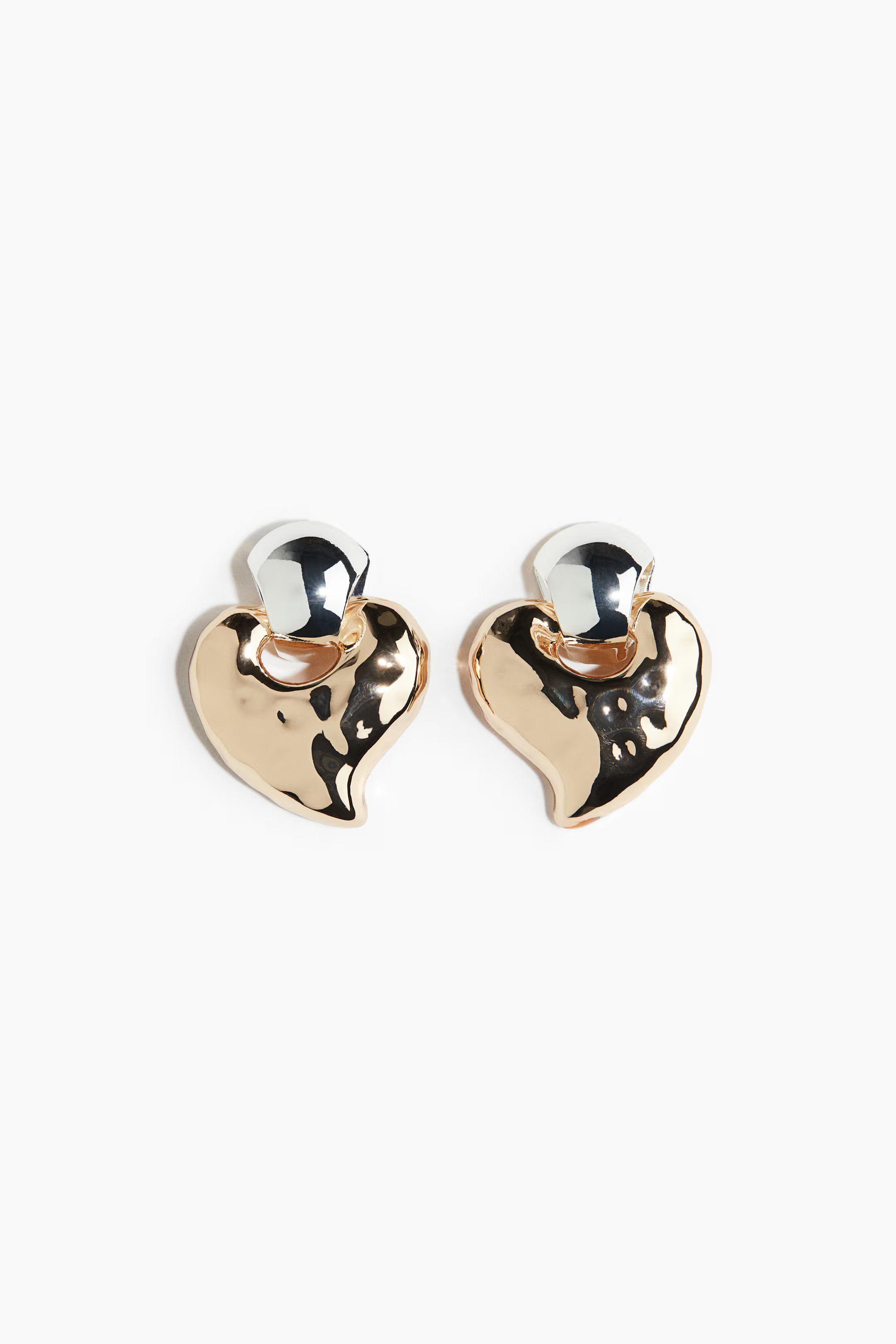 Two-tone earrings | H&M (UK, MY, IN, SG, PH, TW, HK)