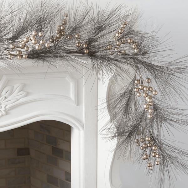 Gilded Pine Spray Garland | Z Gallerie