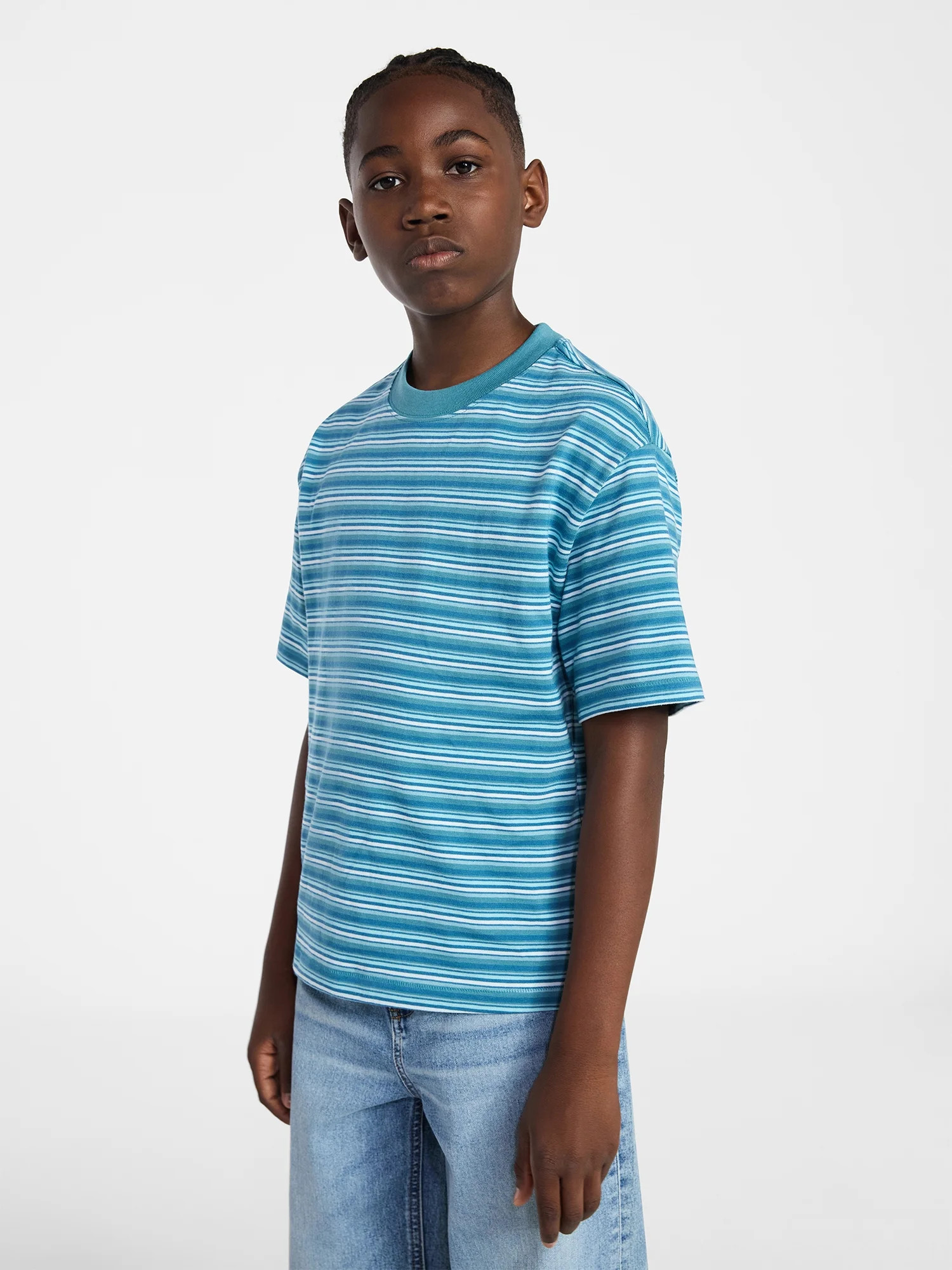 Weekend Academy Boys Heavyweight Tee, Sizes XS-XXL | Walmart (US)