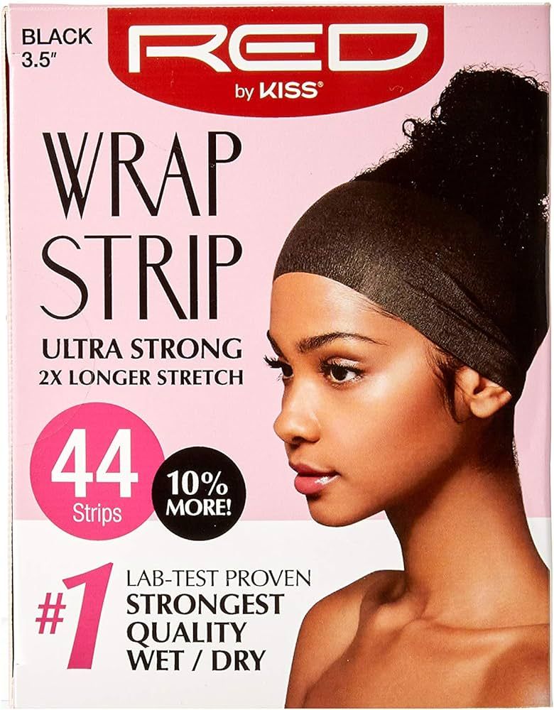 Red by Kiss Wrap Strip, Ultra Strong 2X Longer Stretch, 44 Strips Lab-Test Proven Strongest Quali... | Amazon (US)