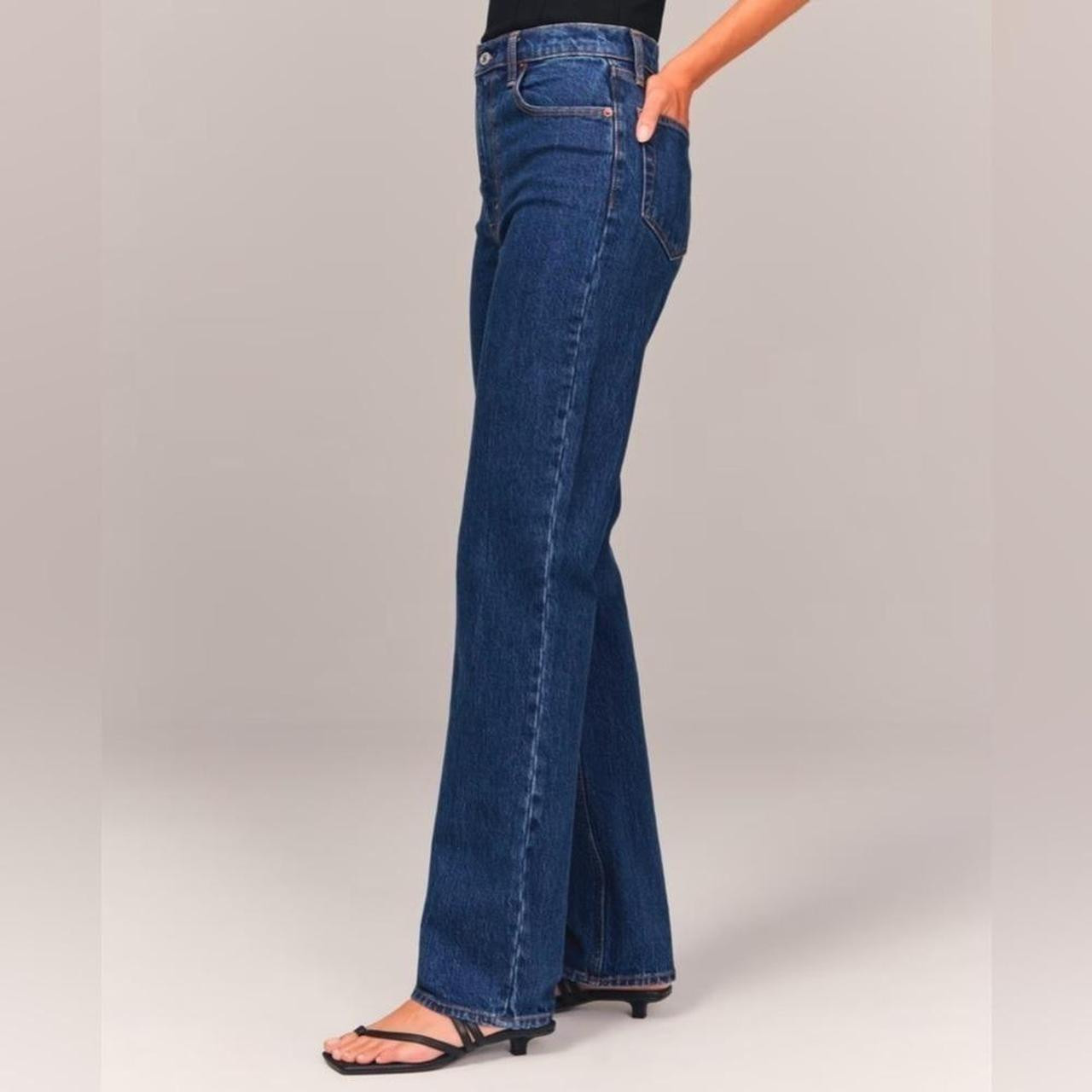 Abercrombie & Fitch Women's Jeans - Blue - 8 | Depop US