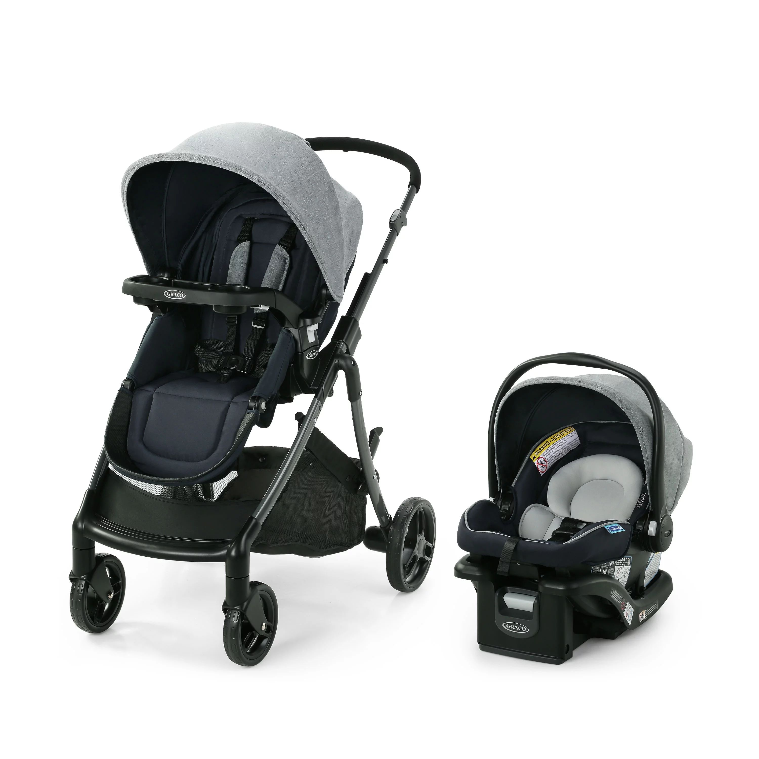 Graco Modes Closer Travel System with SnugRide 35 Lite LX Infant Car Seat, Nash | Walmart (US)