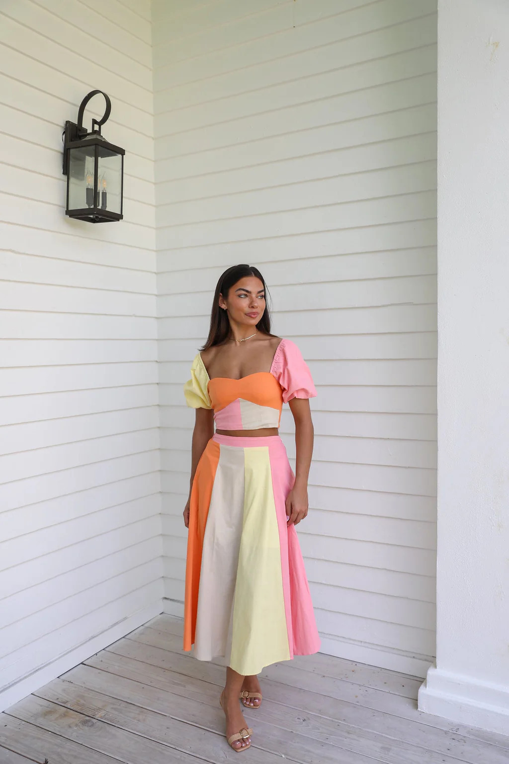 Meg Color Block Skirt | cocolillys