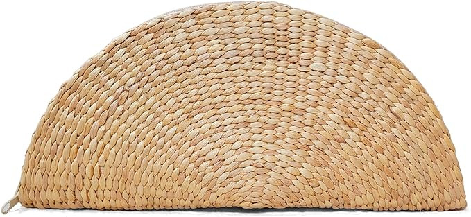 Water Hyacinth Bag for Women, Handwoven Straw Handbag, Natural Woven Shoulder Purse for Beach, Su... | Amazon (US)