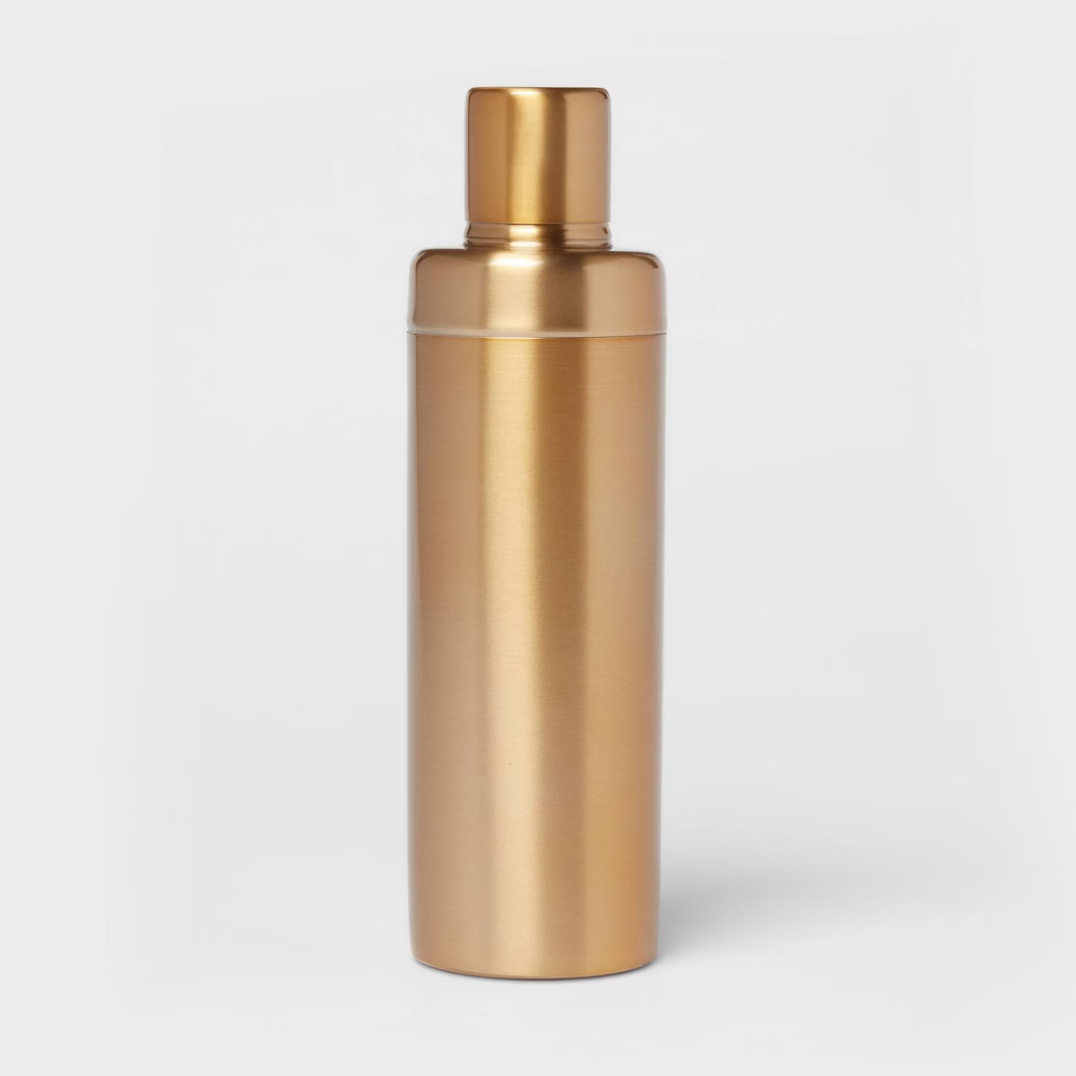 Metal Cocktail Shaker Gold - Threshold™: Stainless Steel, 25oz Capacity, Lacquered Finish, Barw... | Target