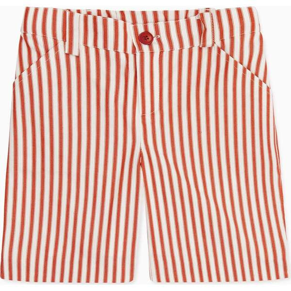Romo Cotton Shorts, Red | Maisonette