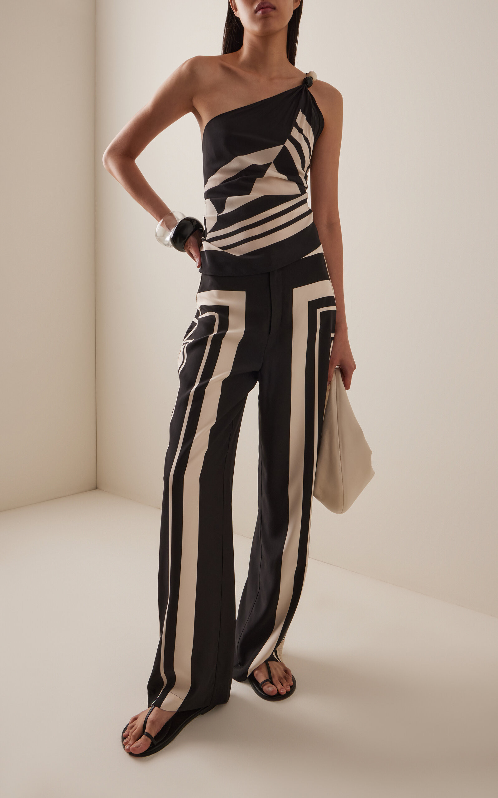 Pietra Beaded Silk Wrap Top | Moda Operandi (Global)