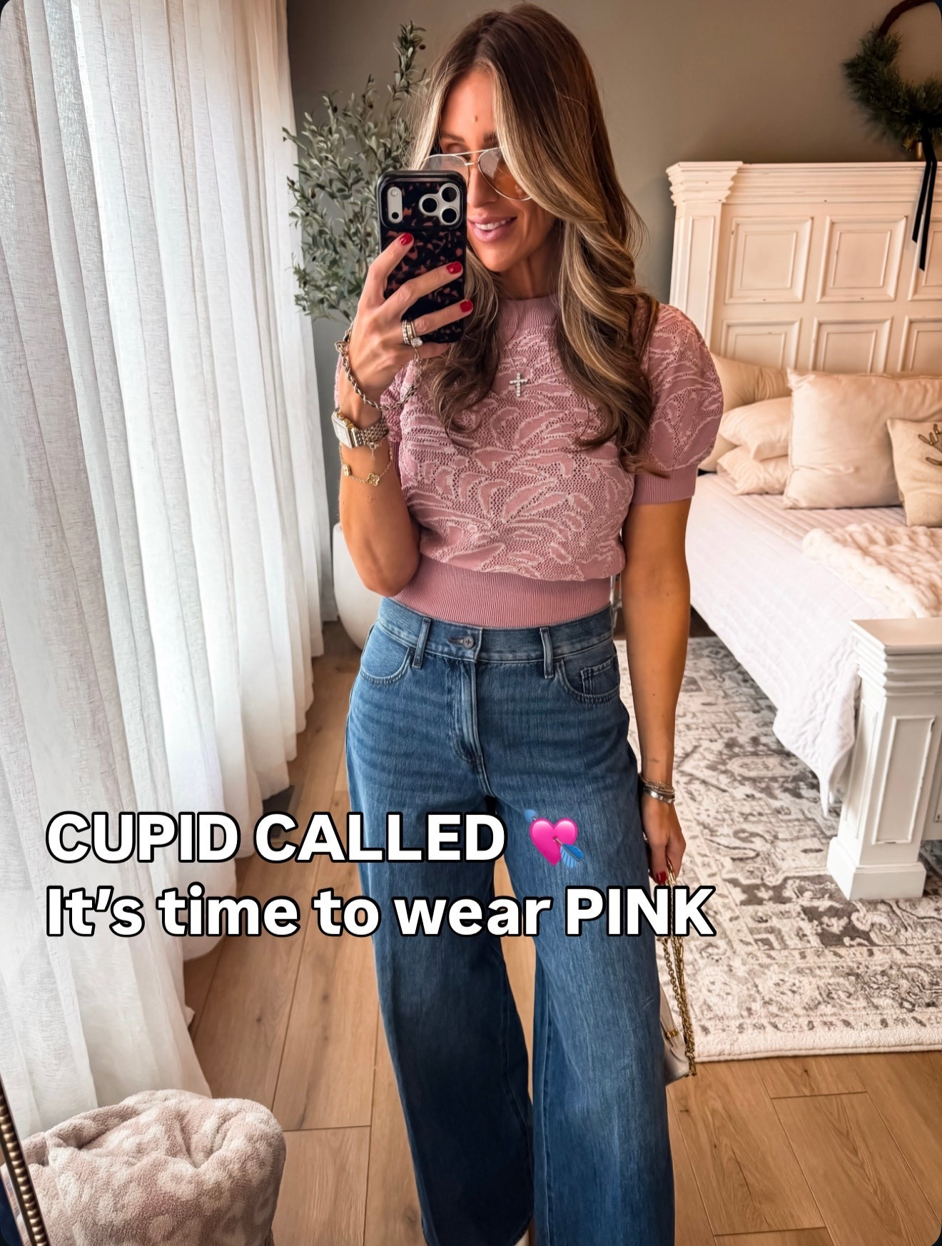 Cupid called and said it’s time to add more pink and or red in your life not just for love month but just to feel happy//💕❤️🫶🏻🫶🏻🫶🏻 

#LTKOver40 #LTKMidsize #LTKValentine