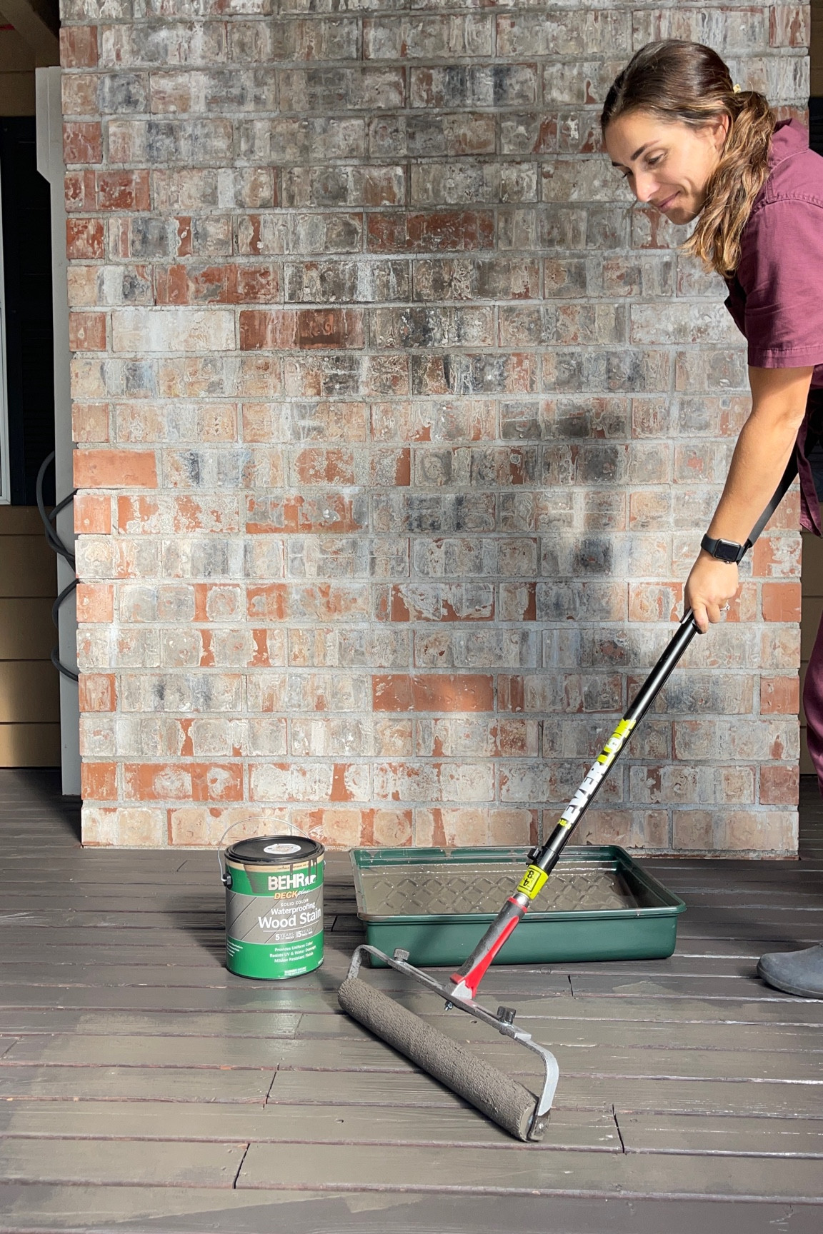 Everything you need to re stain your deck! I tinted my deck base to Berry Brown! 

#LTKhome