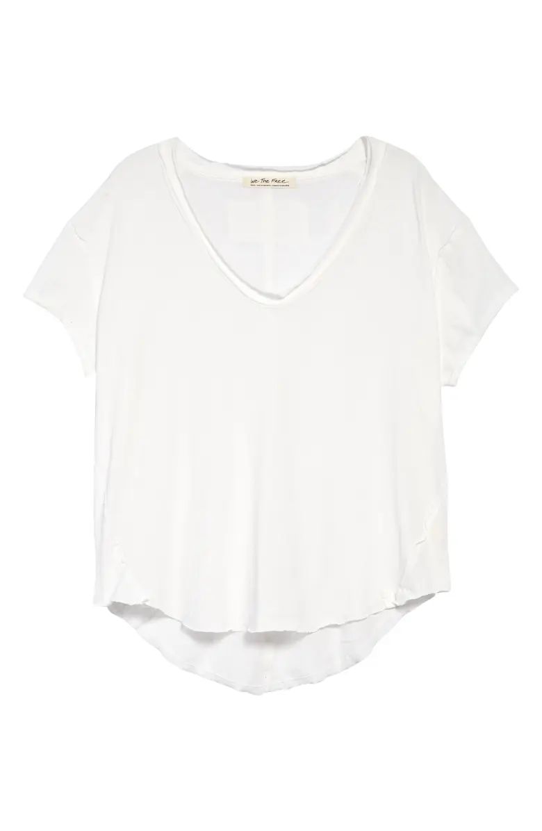 Free People Bring it On Scoop Neck Cotton T-Shirt | Nordstrom | Nordstrom