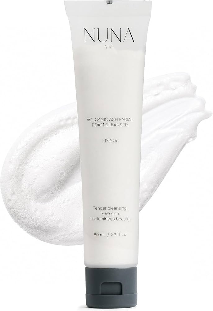 NUNA Hydra Volcanic Ash Facial Foam Cleanser - Gentle Cleansing, with Volcanic Ash and Kaolin, 17... | Amazon (US)