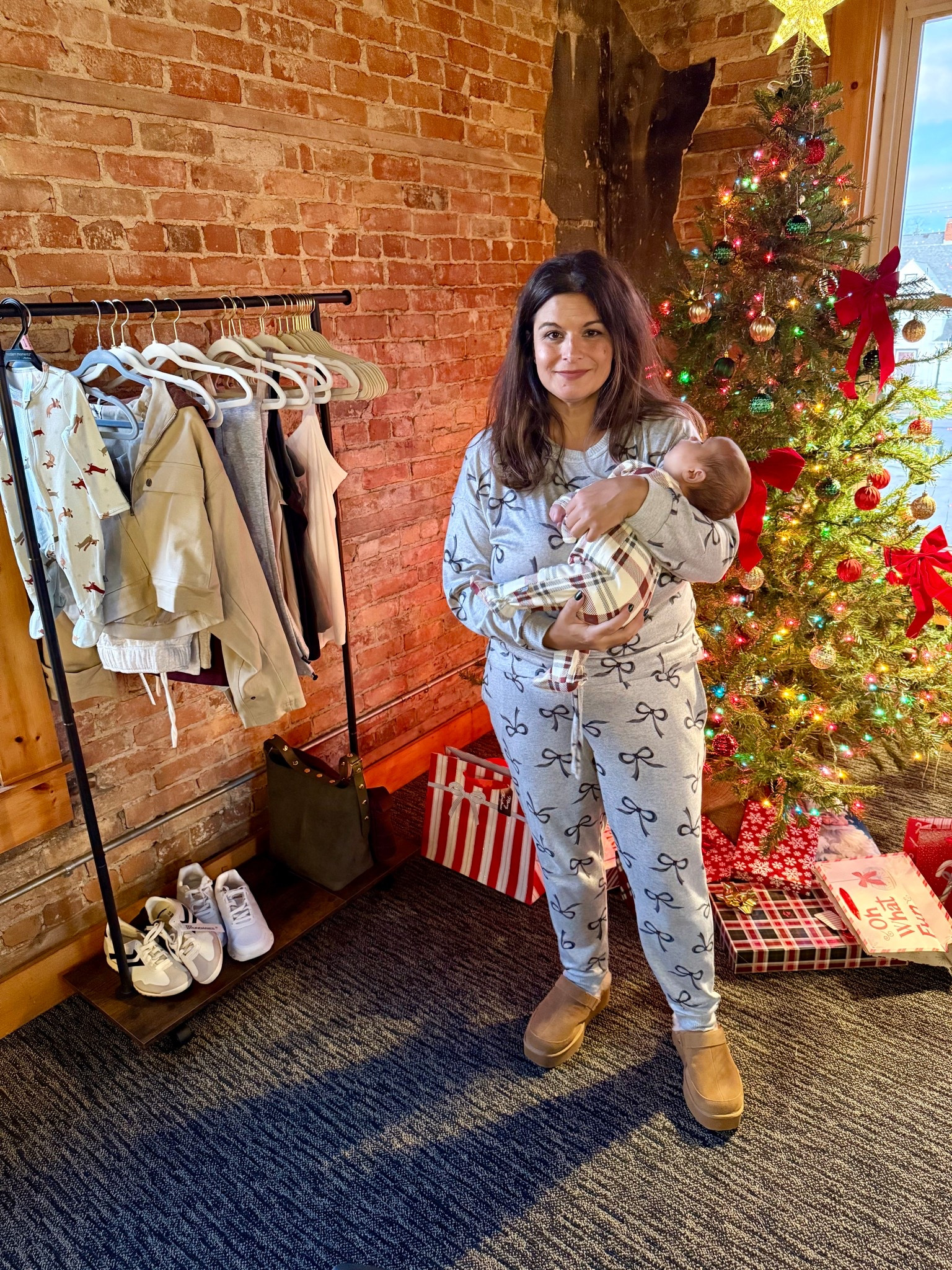 Cozy morning vibes ✨
Luke’s in his Modern Moments PJs — the cutest little holiday plaid. And I’m wearing the Joyspun bow set again because it’s just so soft and easy for these newborn days.

Perfect for slow mornings by the tree. 🎄

#LTKHoliday #LTKBaby #LTKCyberWeek
