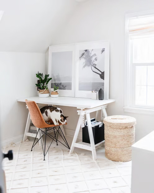 Ivory Diamond Textured Trellis Tassel Area Rug | Rugs USA