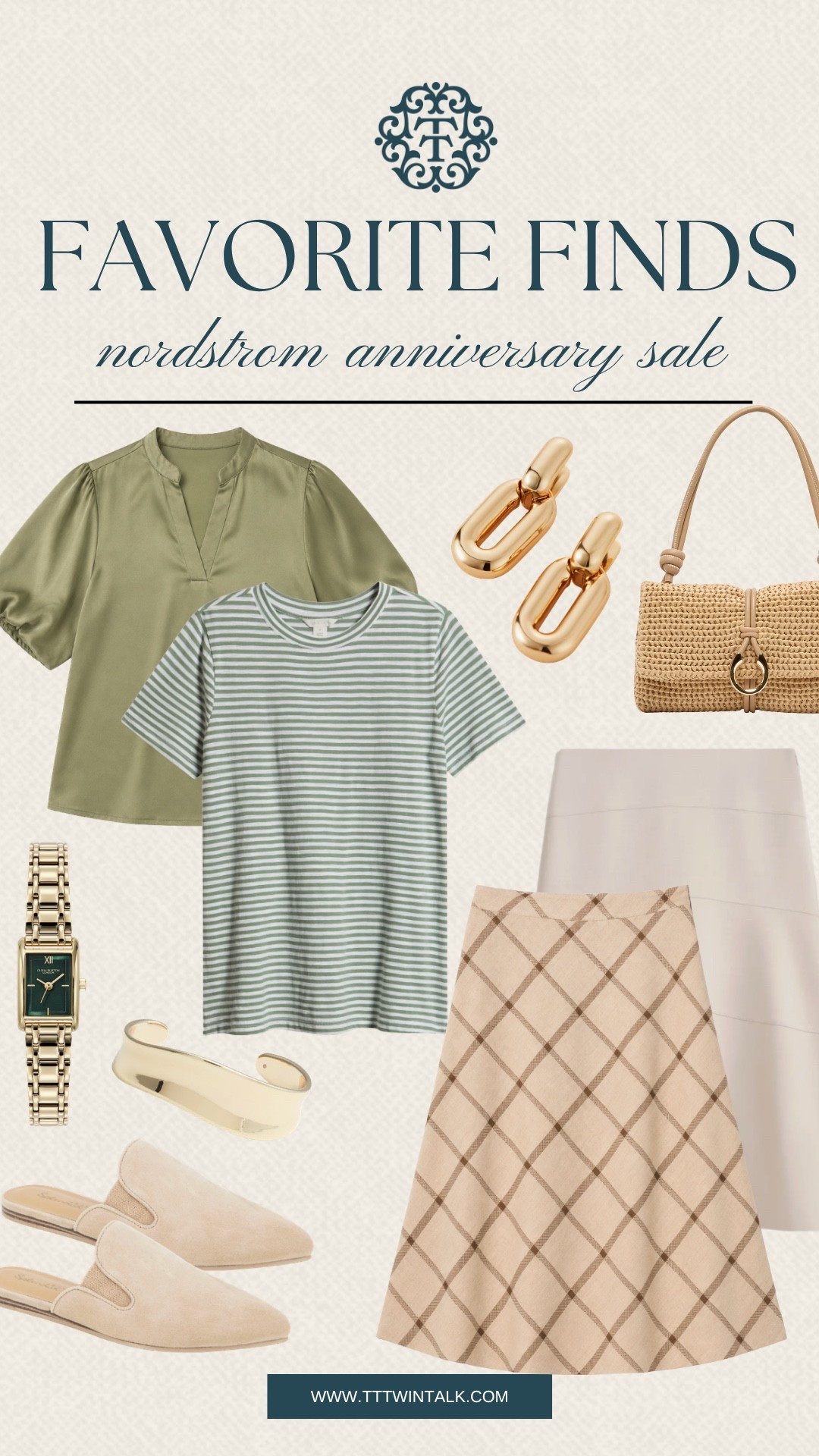 Building a wardrobe is easier when every piece works together, and these favorites do exactly that. From easy striped tees and polished blouses to classic skirts, woven bags, timeless jewelry, and neutral flats, each item mixes effortlessly with the next. These are versatile staples you'll wear for seasons to come.

#LTKSaleAlert #LTKOver40 #LTKMidsize