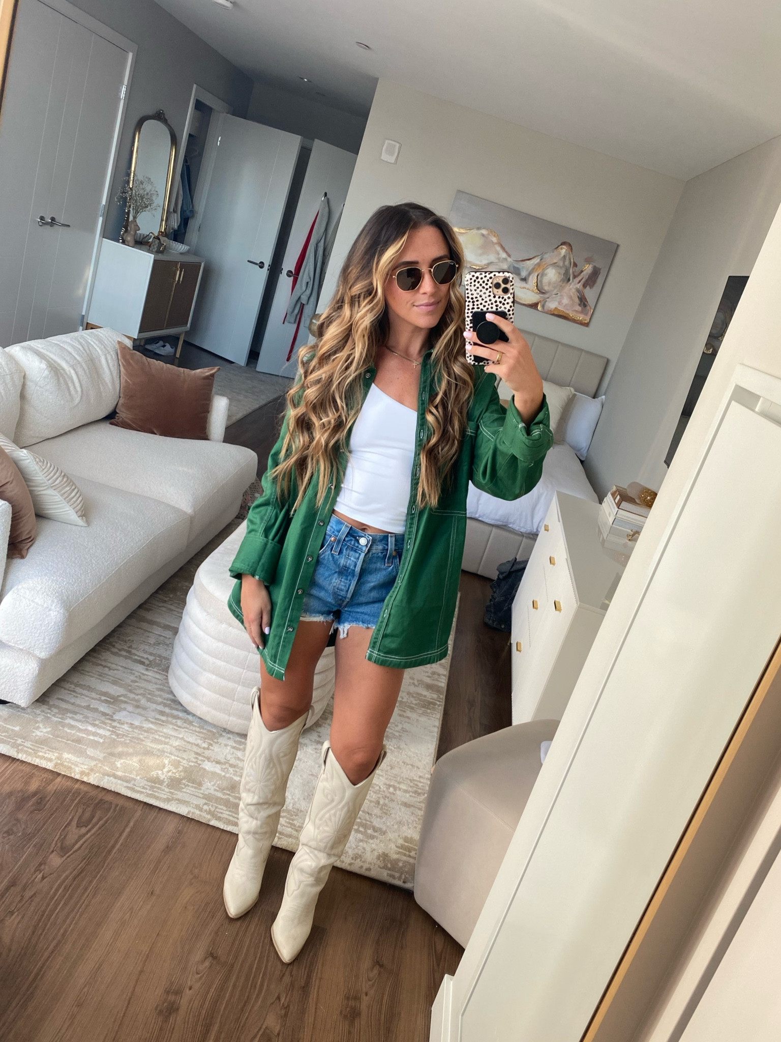 country concert outfit
Shorts: 25
Boots true to size

#LTKFind #LTKstyletip
