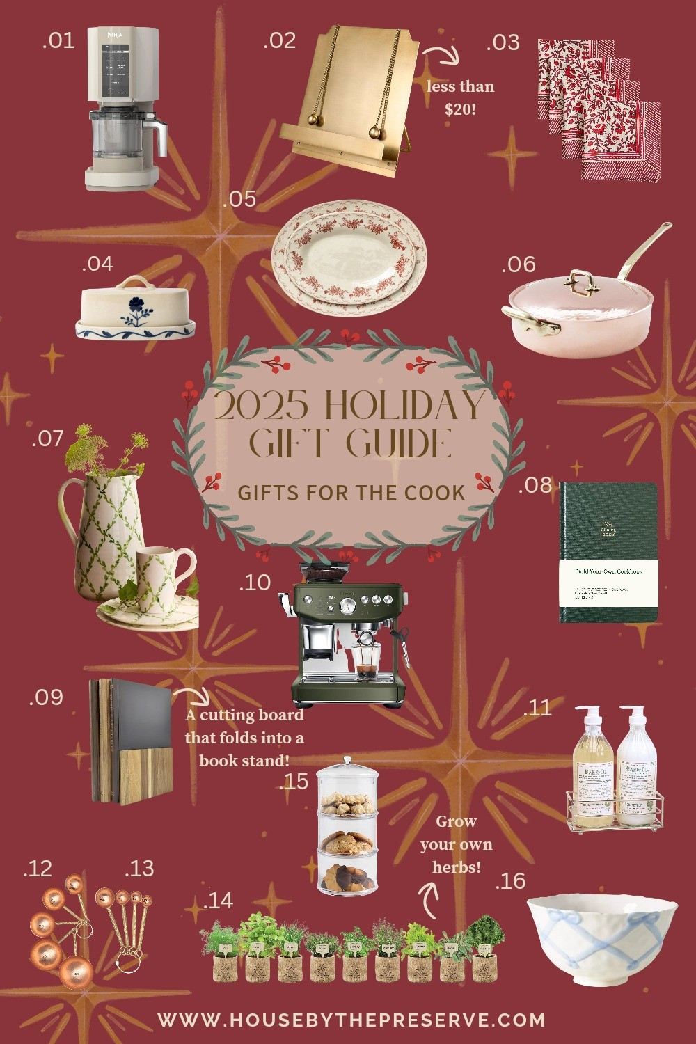 I’ve rounded up the most beautiful and functional finds for the heart of the home, perfect for the chef or hostess on your list! From that viral ice cream maker to the dreamiest green espresso machine, these curated kitchen favorites are sure to impress. 🎄✨

#LTKGiftGuide #LTKHoliday #LTKHome