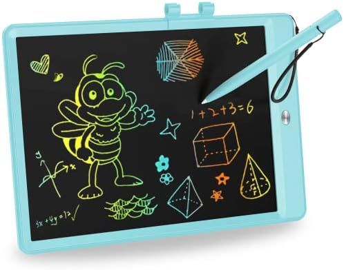 KOKODI LCD Writing Tablet, 10 Inch Colorful Toddler Doodle Board Drawing Tablet, Erasable Reusabl... | Amazon (US)