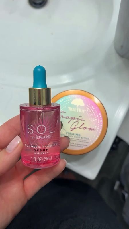 pro self tanning tip: when using the @solbyjergens tanning serum - mix into your favorite body butter! Makes your skin glow and no streaks!

#LTKSeasonal #LTKunder100 #LTKstyletip