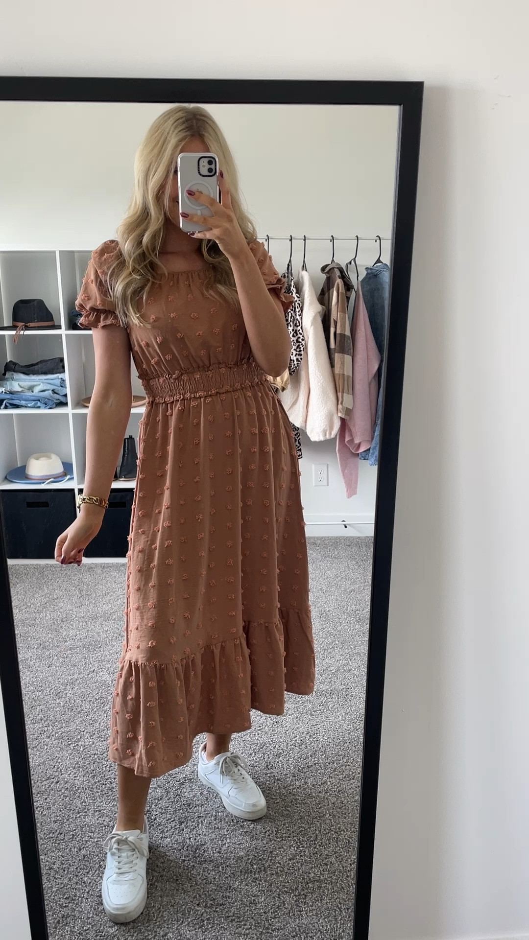 teacher outfit idea! This dress is only $20 right now!!! 

sneakers are also less than $20!!

| teacher outfit | teacher ootd | fall outfit | dresses 

#LTKWorkwear #LTKFindsUnder100