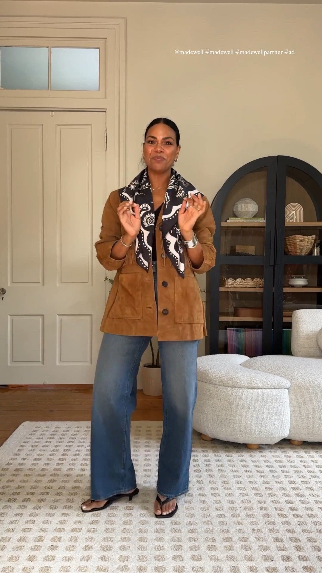 I am continuing my mission to find everyone the perfect denim! I’m 5’4 and I got the regular length in all of these pairs. 
Superwide leg: true to size, regular fit
Curvy perfect vintage wide leg: curvy fit, size down. Close to no stretch 
Curvy pieced barrel leg jean: curvy fit, true to size. 
Curvy Balloon, curvy fit, size down. 
Suede fringe jacket: true to size, but I sized up to a medium to accommodate my broad shoulders. 
@madewell #madewell #madewellpartner #ad
Shop my Madewell denim picks below! 


#LTKMidsize #LTKFindsUnder100 #LTKxMadewell