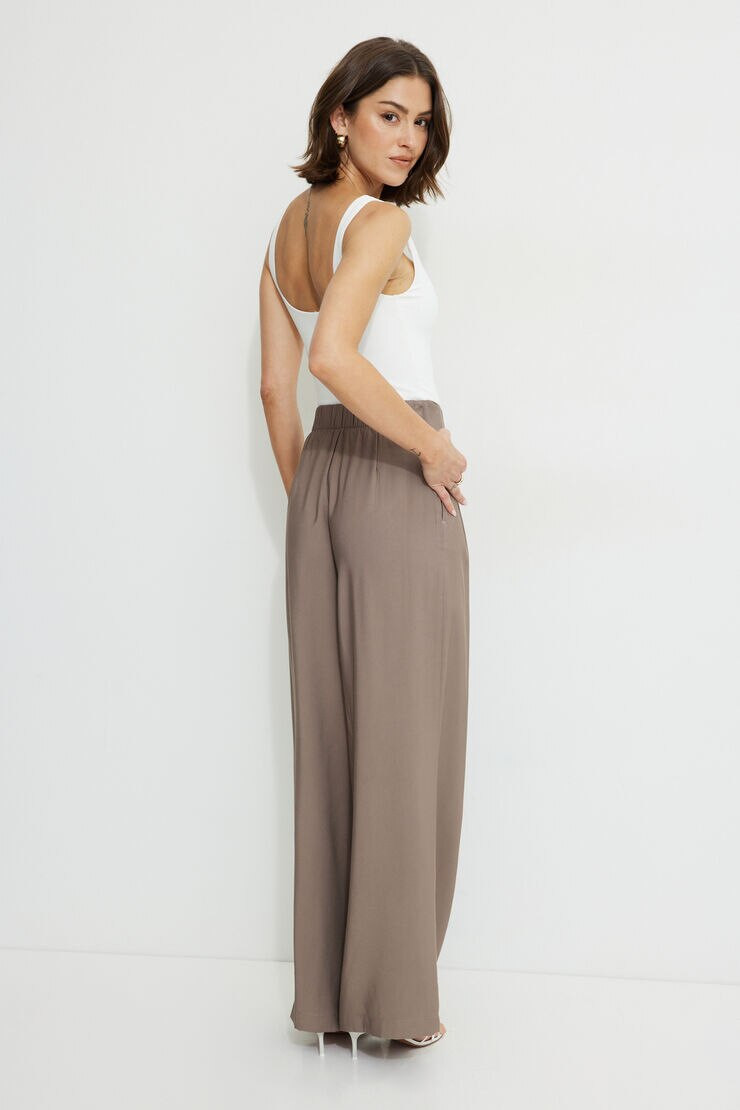 Pleated Wide Leg Pants | Dynamite Clothing