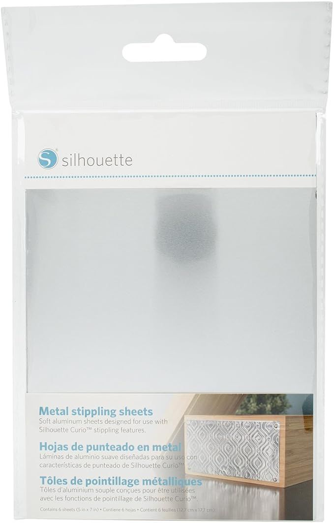 Silhouette Metal Stippling Sheets | Amazon (US)