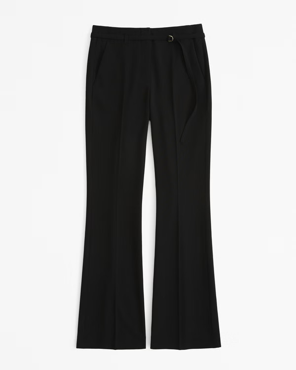 Women's Mini Belt Flare Pant | Women's New Arrivals | Abercrombie.com | Abercrombie & Fitch (US)